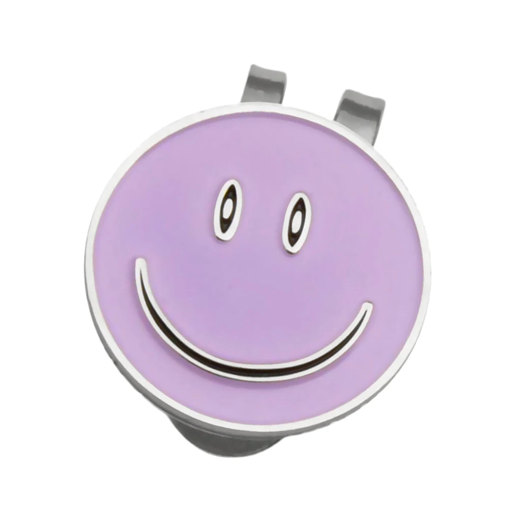 Professional Sturdy  Face Magnetic Cap Hat Visor Clip Golf Gift Purple Golf Accessories
