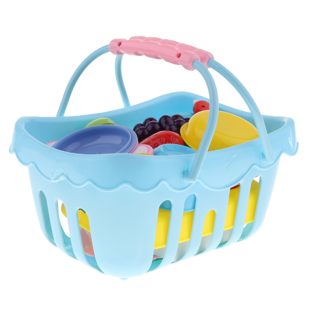 Kitchen Toys Fun Cutting Fruits Pretend Food Playset for Kids Boys and Girls