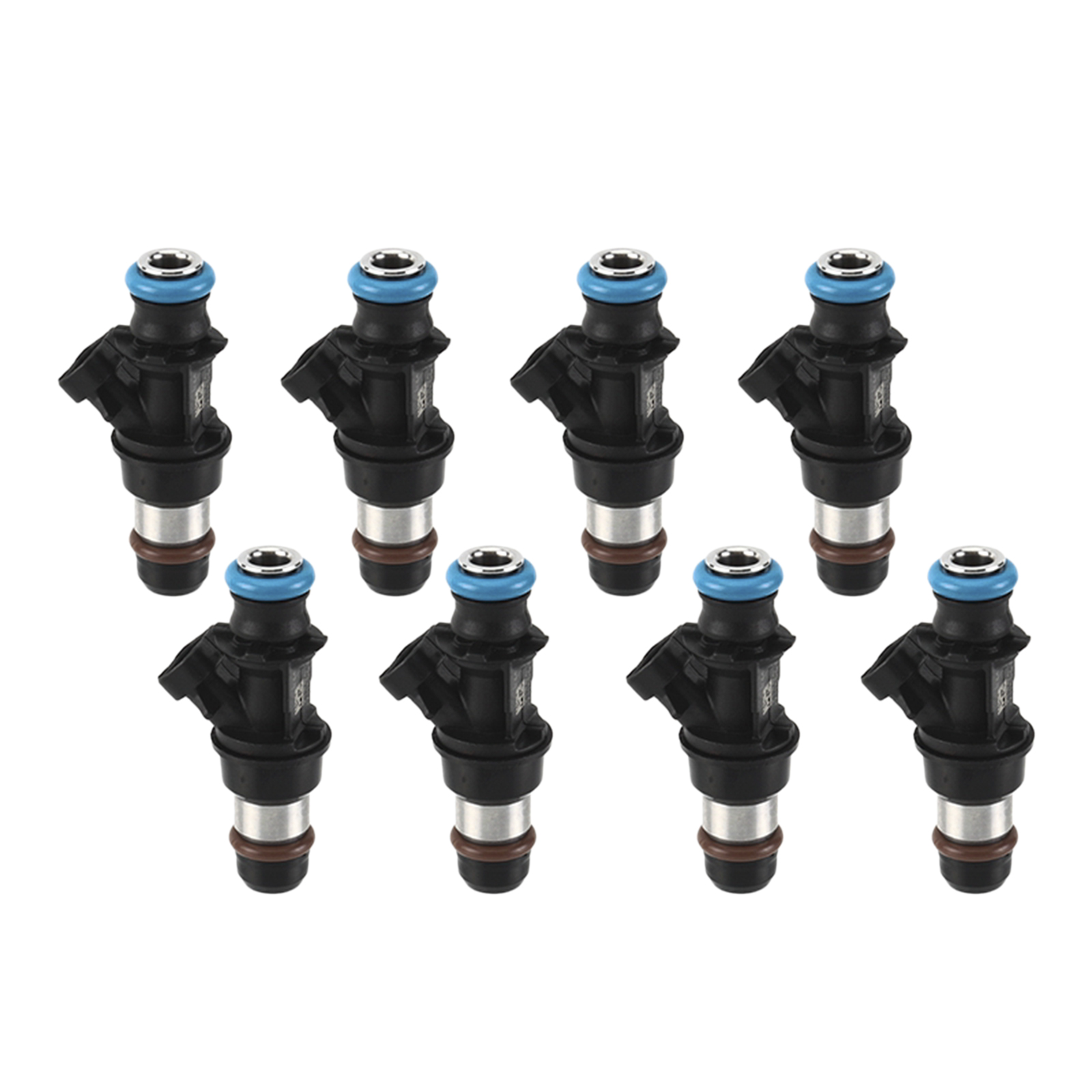 8Pcs Fuel Injector 2 Holes 4.8L 5.3L 6.0L Engine for 2001-2007 Chevy Suburban Sierra Yukon 17113698 17113553 FJ315
