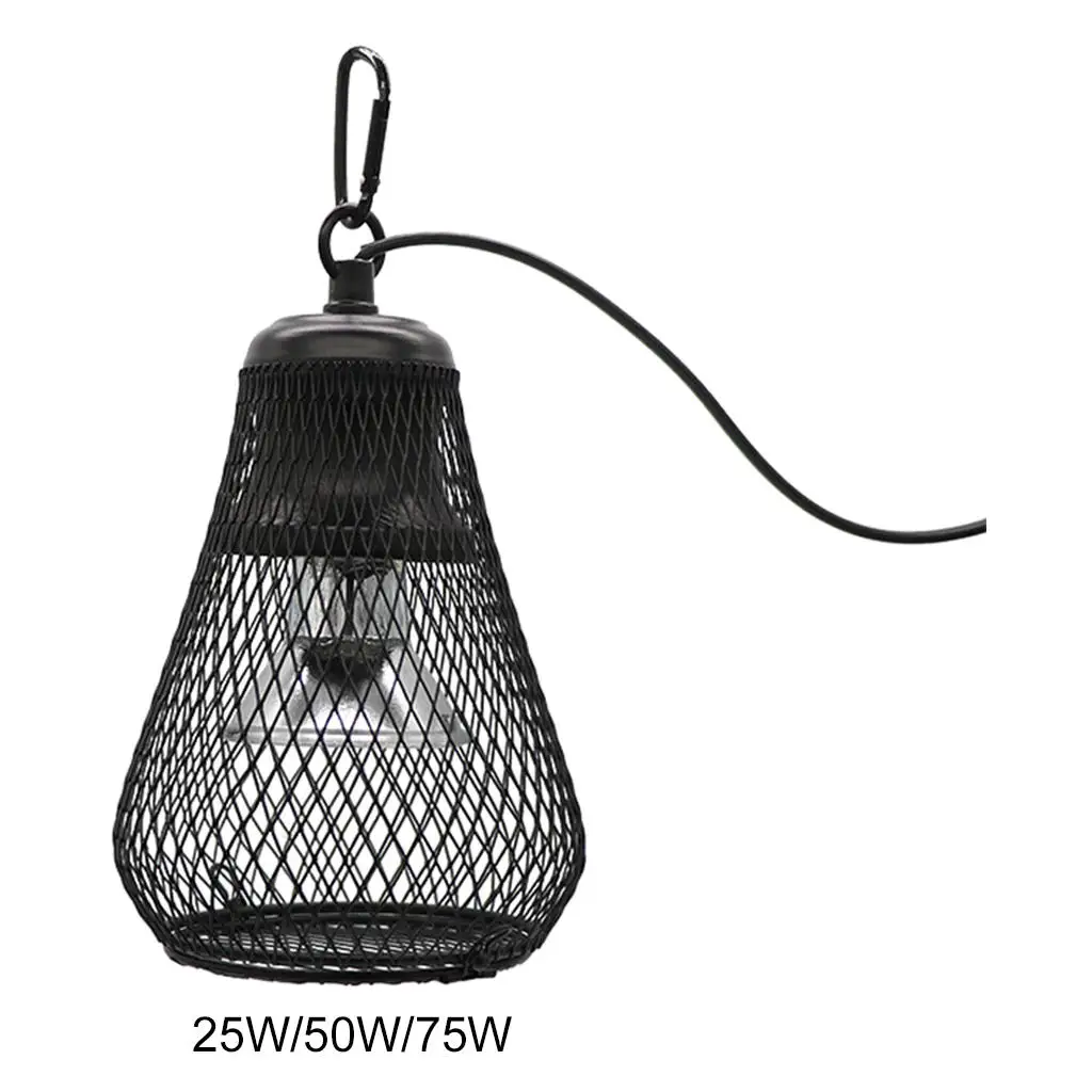 Reptile Heat Basking Lamp UVB UVA Light Bulb E27 Ceramic Heat Light Holder for Amphibian Tortoise Pet Brooder