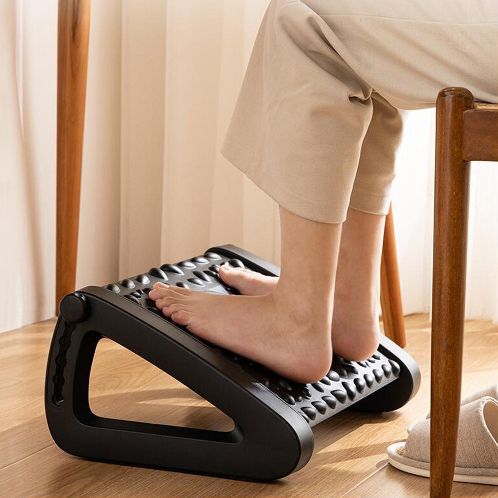 Tilted Foot Rest-- Solemassage Comfort Hip Pain Relief Adjustable Stool Footrest, for Gaming Chair Office Chair Home Work Office