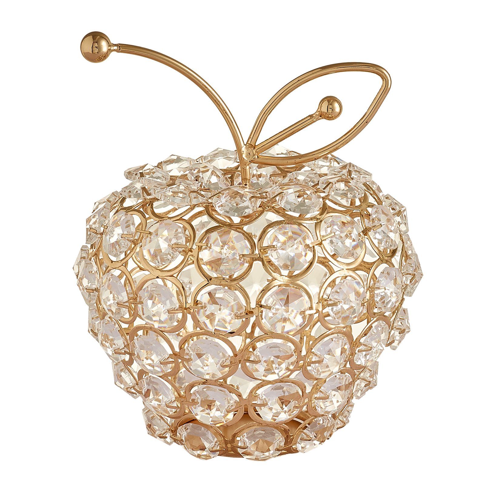 Home Decoration Studded Crystal Party Wedding Favour Christmas Holiday Gift Apple