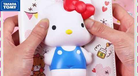 Bonito dos Desenhos Bloco de Notas Takara Tomy Animados Kitty Descompressão Notebook Criativo Mão Ledger Olá 6 Takara tomy bonito dos desenhos animados olá
