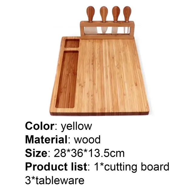 ECOSALL Apple-shaped Solid Wood Cutting Board With Handle For Fruit and  Veggies – Small Wooden Bread Board, Cheese Serving Platter, Round  Charcuterie