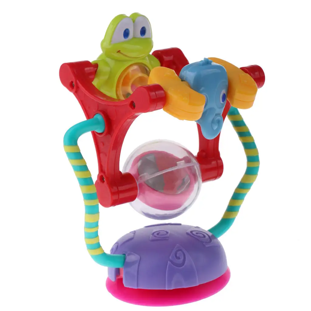 Safety Plastic Colorful Animal Ferris Wheel Windmill    Developmental Learing Toy Xmas Gift