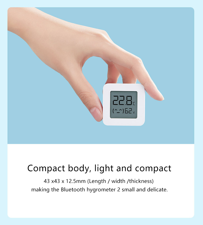Mijia Bluetooth Thermometer 2 New Home Bedroom Baby Room Temperature