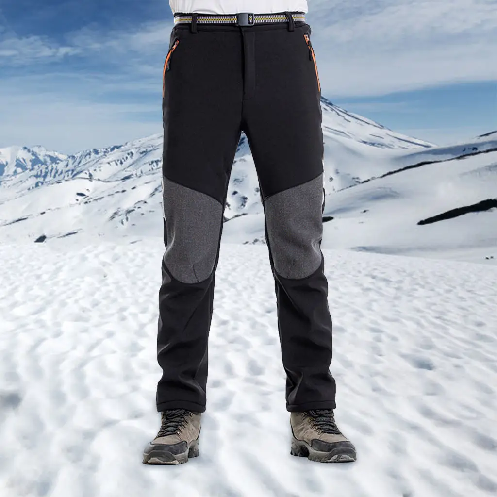 Cycling Pants Water Resistant Tights Lined Cargo Wear Trousers for Work Hiking Ski Sports Gym Outdoor Mens
