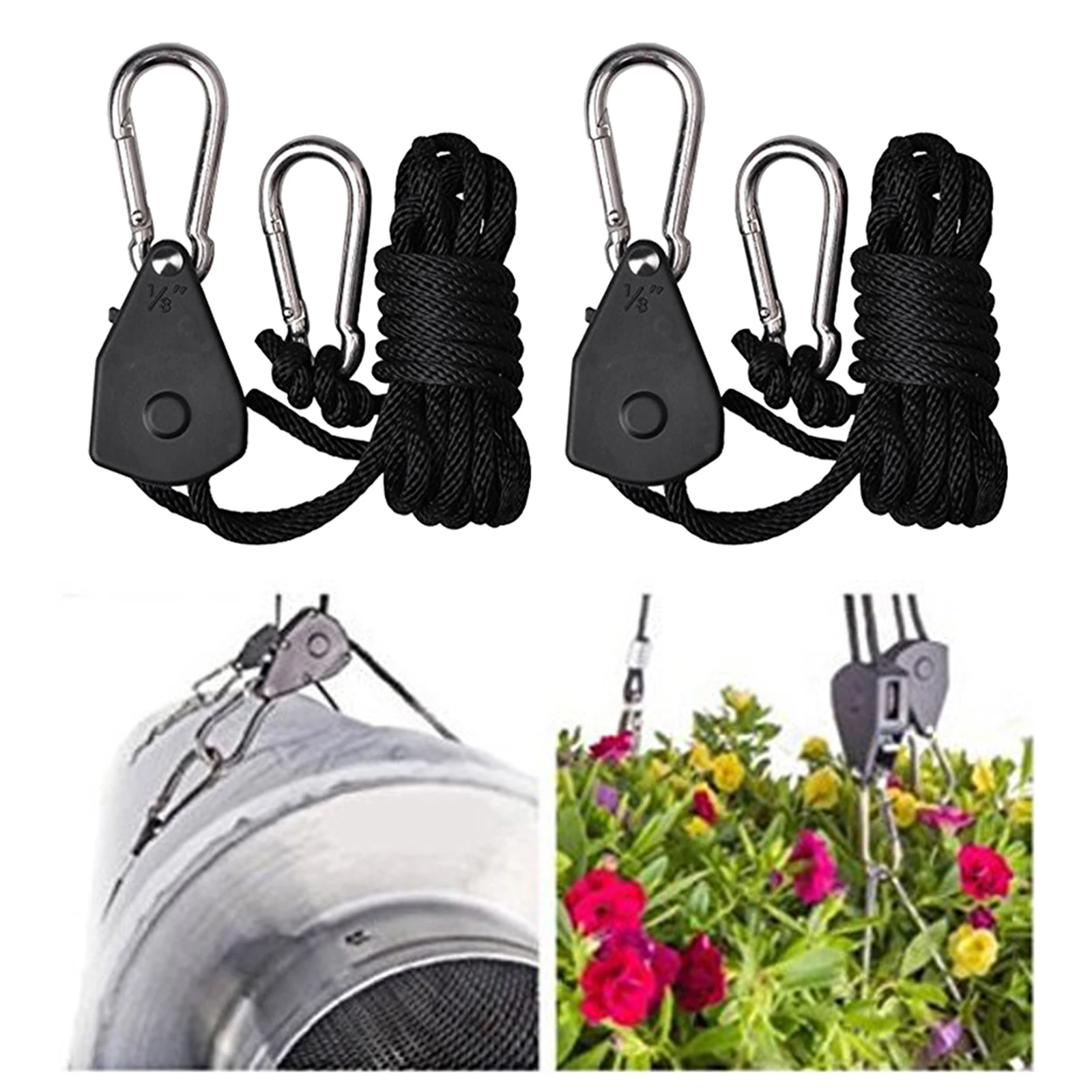 Details about   Heavy Duty Rope Hanger Ratchet Kayak Canoe Bow And Stern Tie Downs Strap 