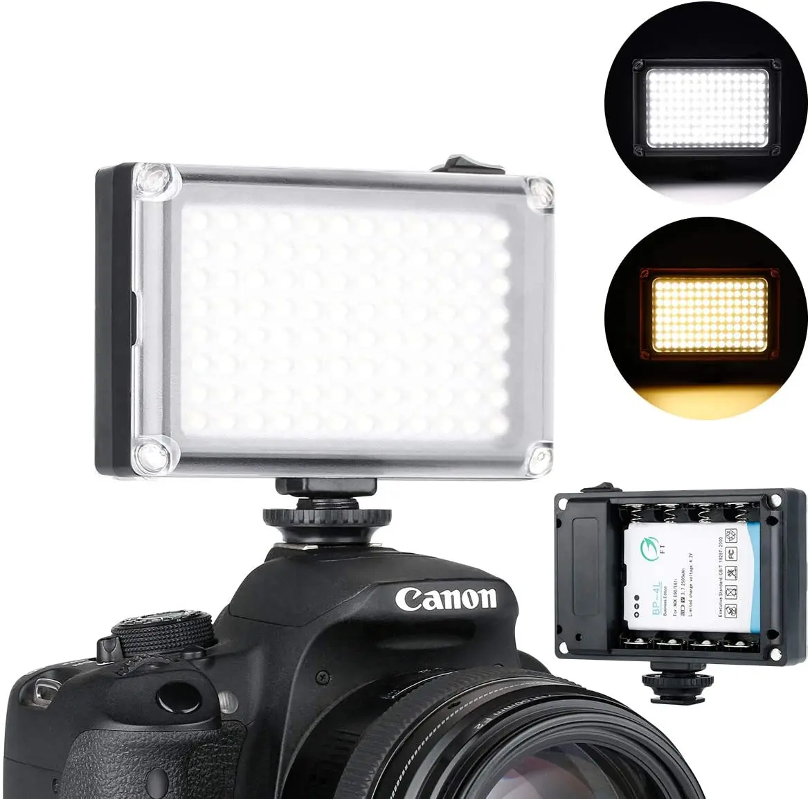 96 LED Dimmerabile 16:9 videocamera Luce Flash Video Camcorder lampada 