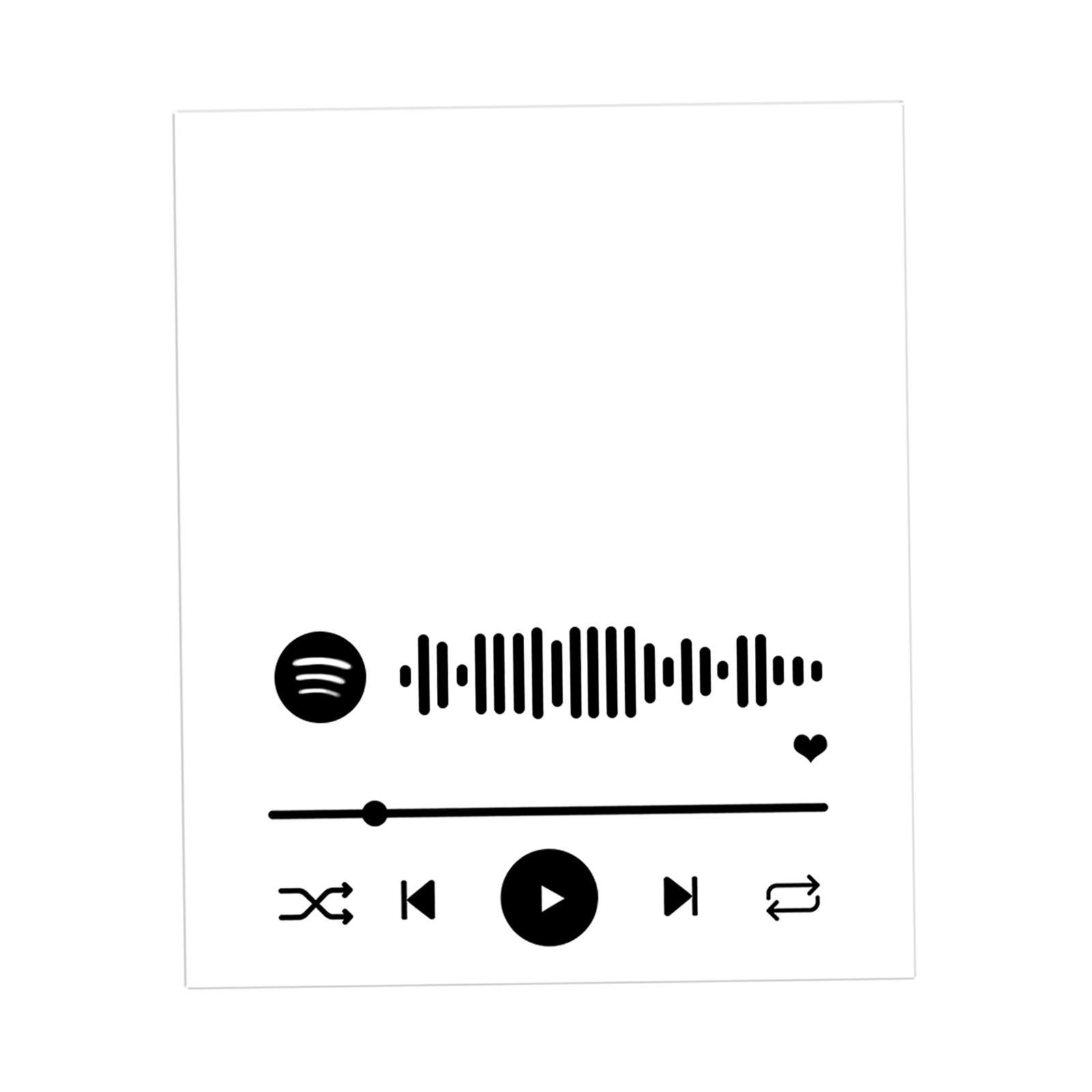 Personalised Custom Music Album Cover, Any Song, Any Artist - Print - Poster Acrylic Album Cover | Wide 8