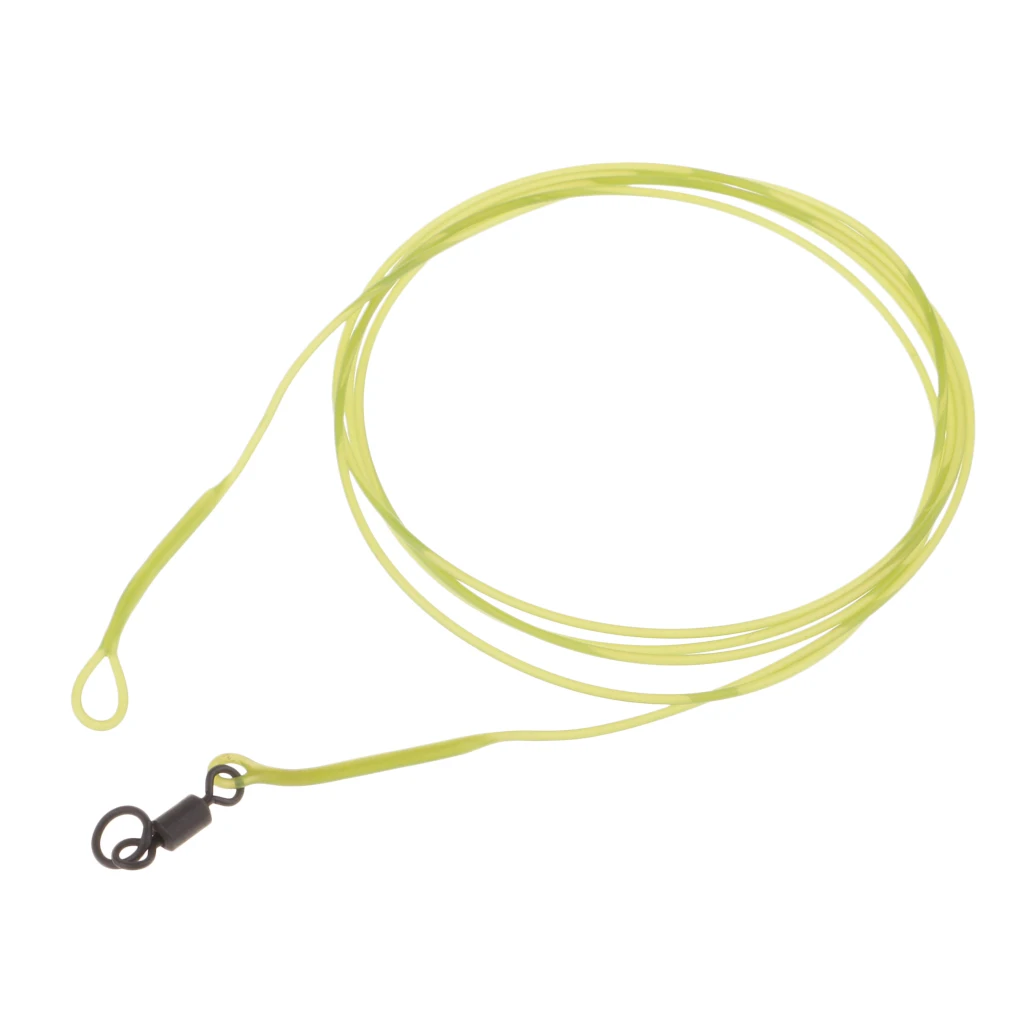 Carp Fishing Leader Line with Loop 1m Monofilament Leader Carp Link Fishing Rigs 30lbs - Invisible Underwater