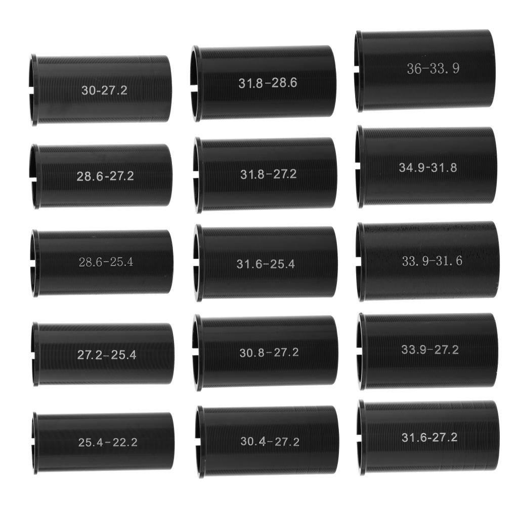Bike Seatpost Sleeve Shim Lightweight Mountain Road Bicycle Seat Post Adapter Bicycle Seatpost Size Reducer Tube Sleeve