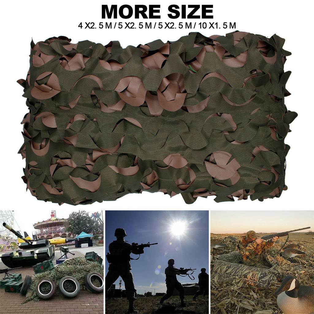 Hunting Military Camouflage Nets Woodland Desert Army Training Camo Netting Car Covers Tent Shade Outdoor Camping Sun Shelter