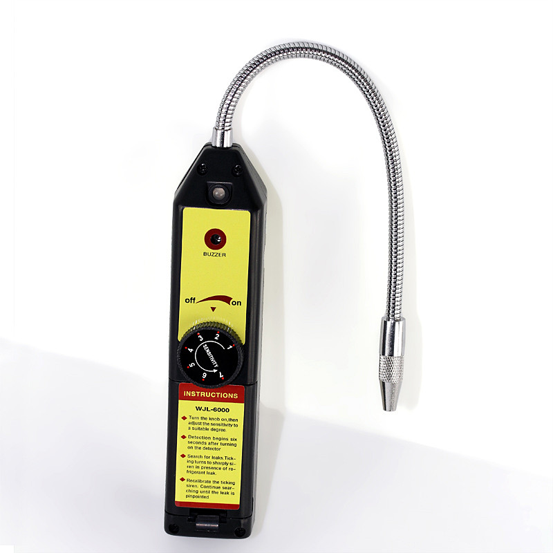 Gas detector gas leak detector freon gas analyzer hvac Halogen Leak Detector Strip r134a HFC detector air refrigeracion WJL-6000 2