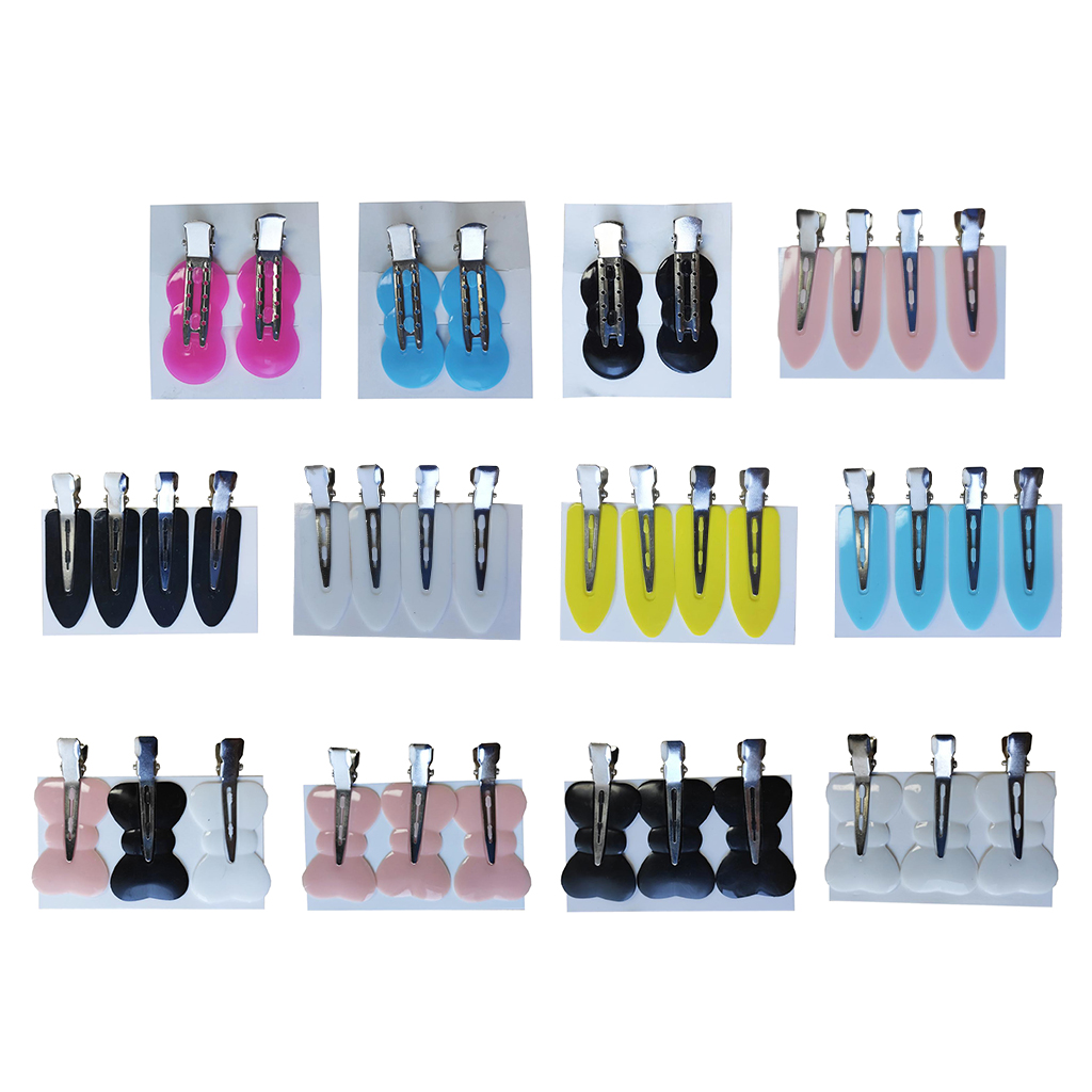 4x No  Hair Clips Traceless Sectioning Bangs Clamps for Face Washing