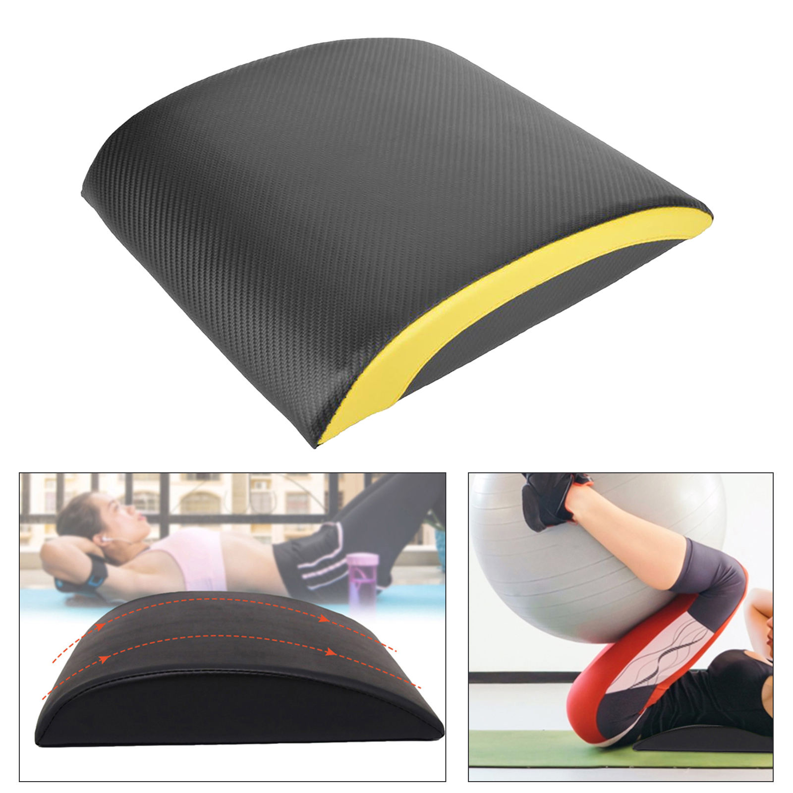 Guidance Motion Sit-Up Pads, Abdominal Exercise Home Gym Abs Trainer