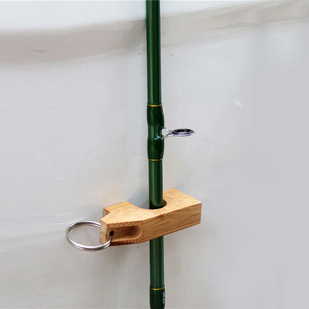 Perfeclan Mini Fly Fishing Rod Holder Stand Magnetic Fishing Rod Rack Attaches to Car Fishing Tools