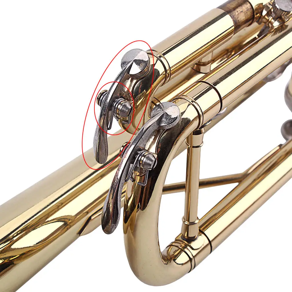 5pcs Trumpet Repair Parts Metal Water Key WaterKey Spit Valve Spring Set