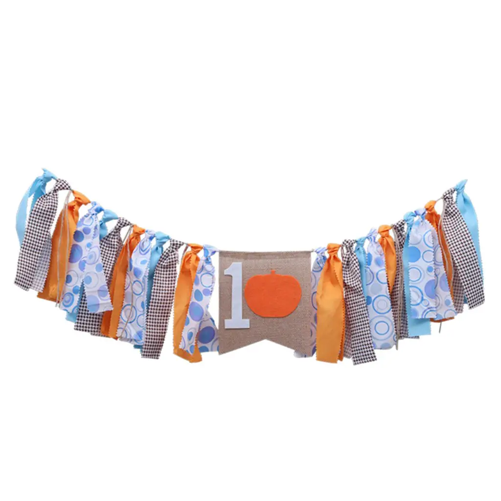 2 Meter 1st Birthday High Chair Decoration Baby Shower Party Hanging Banner Flag Garland One