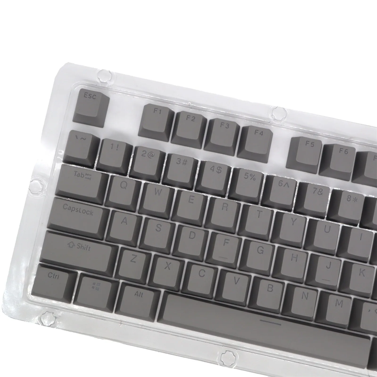 korean computer keyboard PBT 104 Keys Keycaps OME Height Keycap Set Color Replacement Solid color Keyboard Switch Keycaps Backlit Key Caps In STOCK pc keyboard