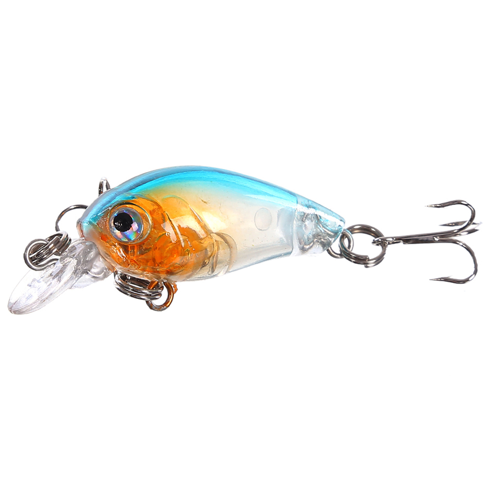 9 X Lifelike Minnow Fishing Lure 10# Hooks Fish  Tackle Crankbait