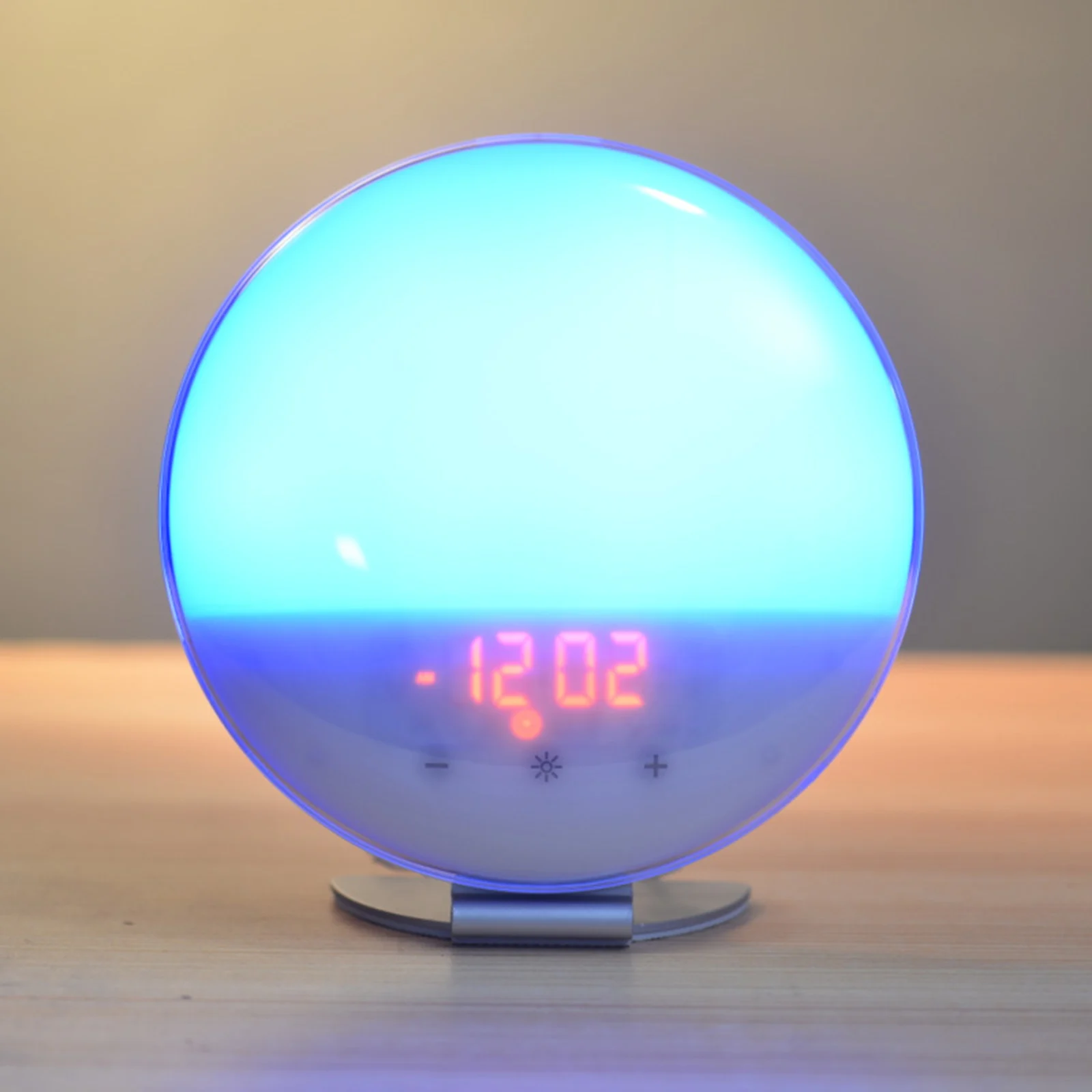 Wake Up Light Atmosphere Light FM Radio  Gift for Bedroom Bedside US