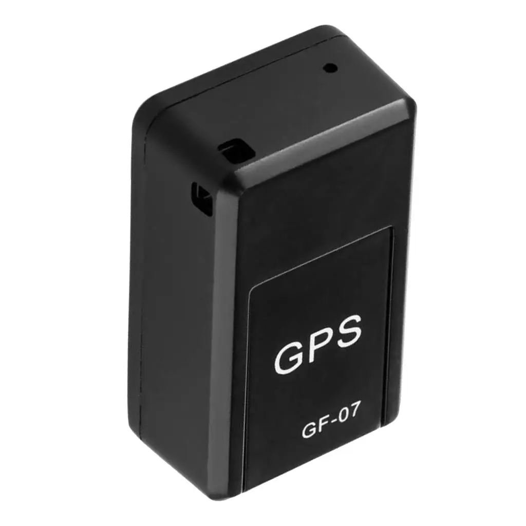 Mini GPS Tracker Real Time Magnetic Tracking Device Enhanced LBS Locator,Black