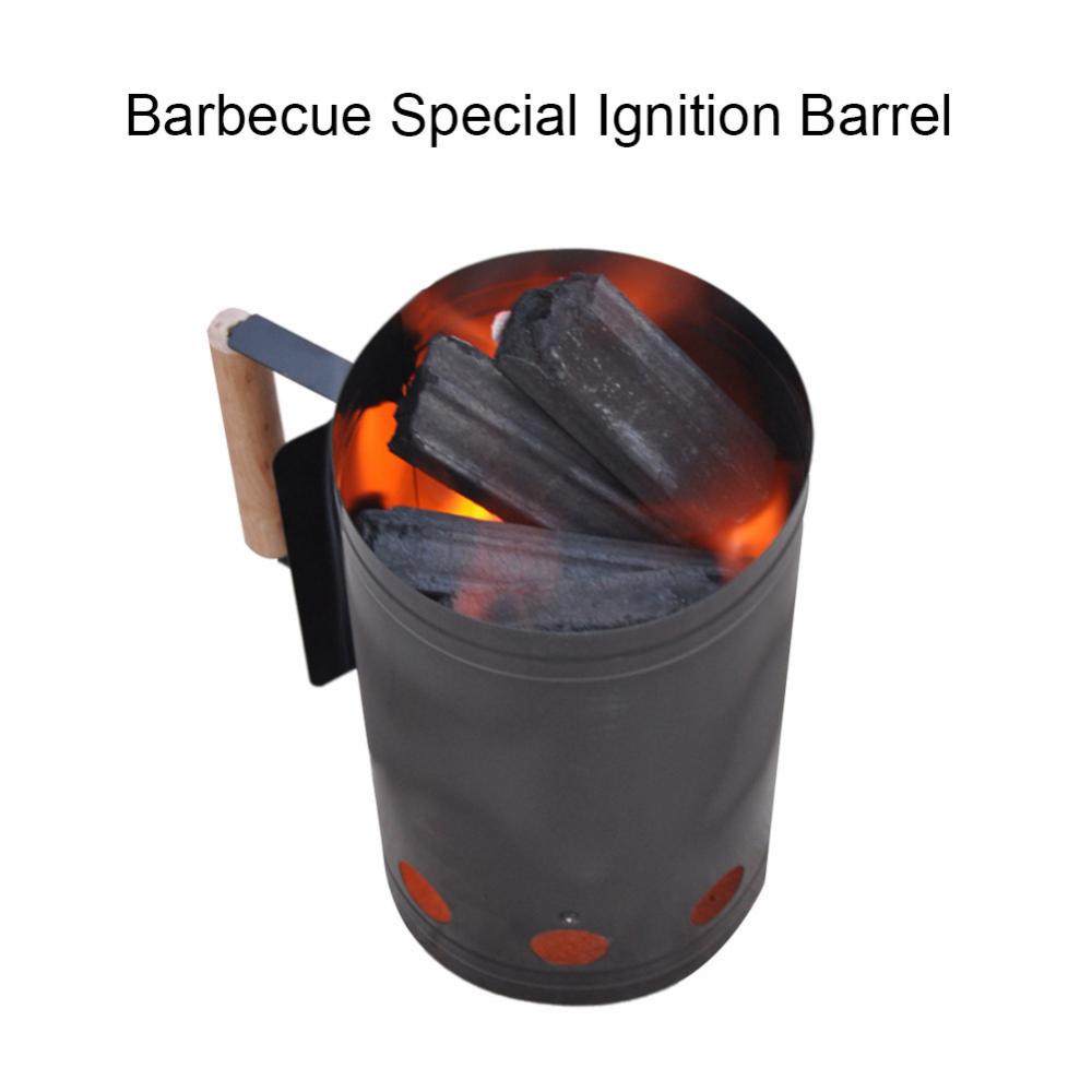 Title 6, Fast Charcoal Ignition Barrel Carbon Stove Outd...