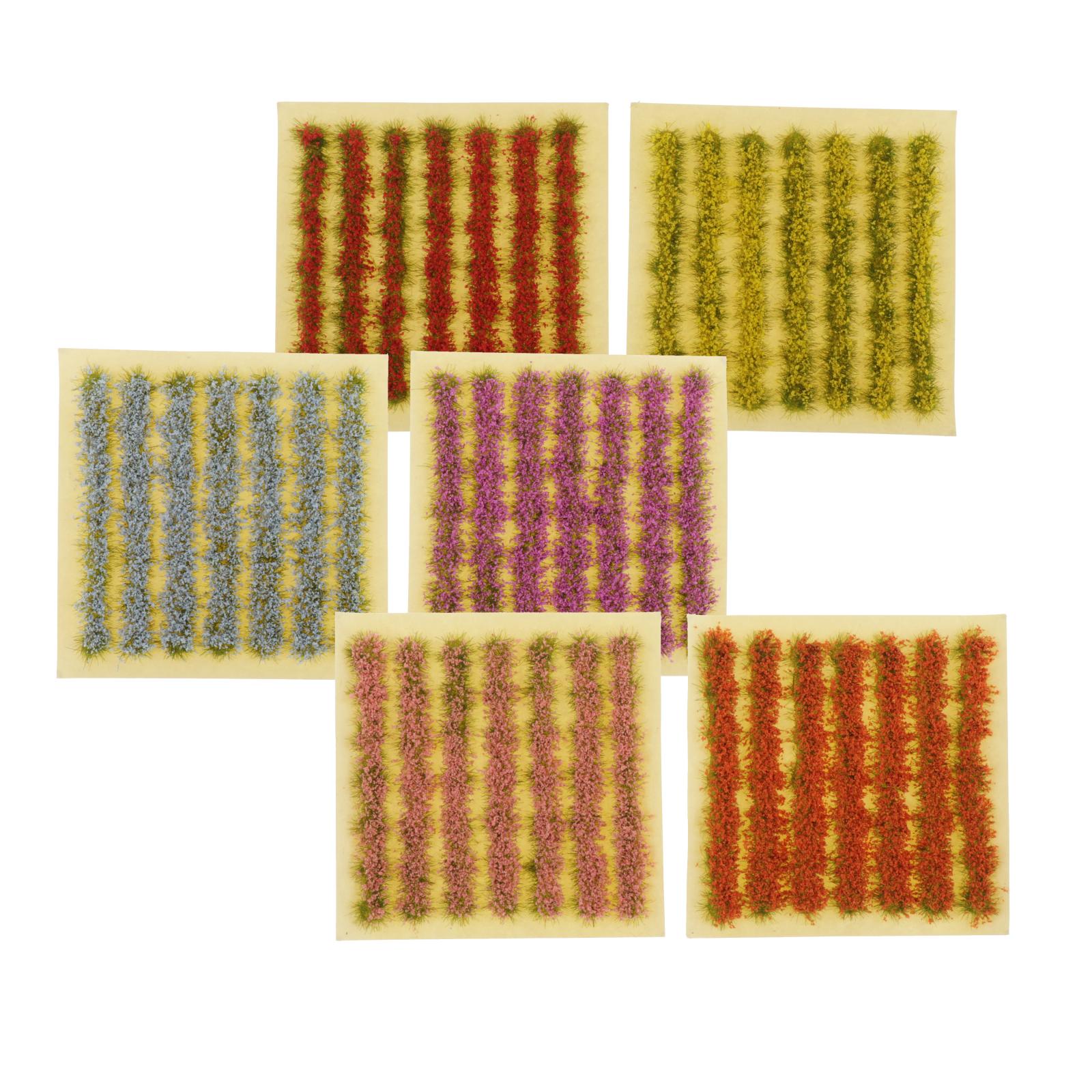 5mm Self Adhesive Static Grass Tufts Mini Model Railway Terrain DIY Miniature, 8.5cm Height
