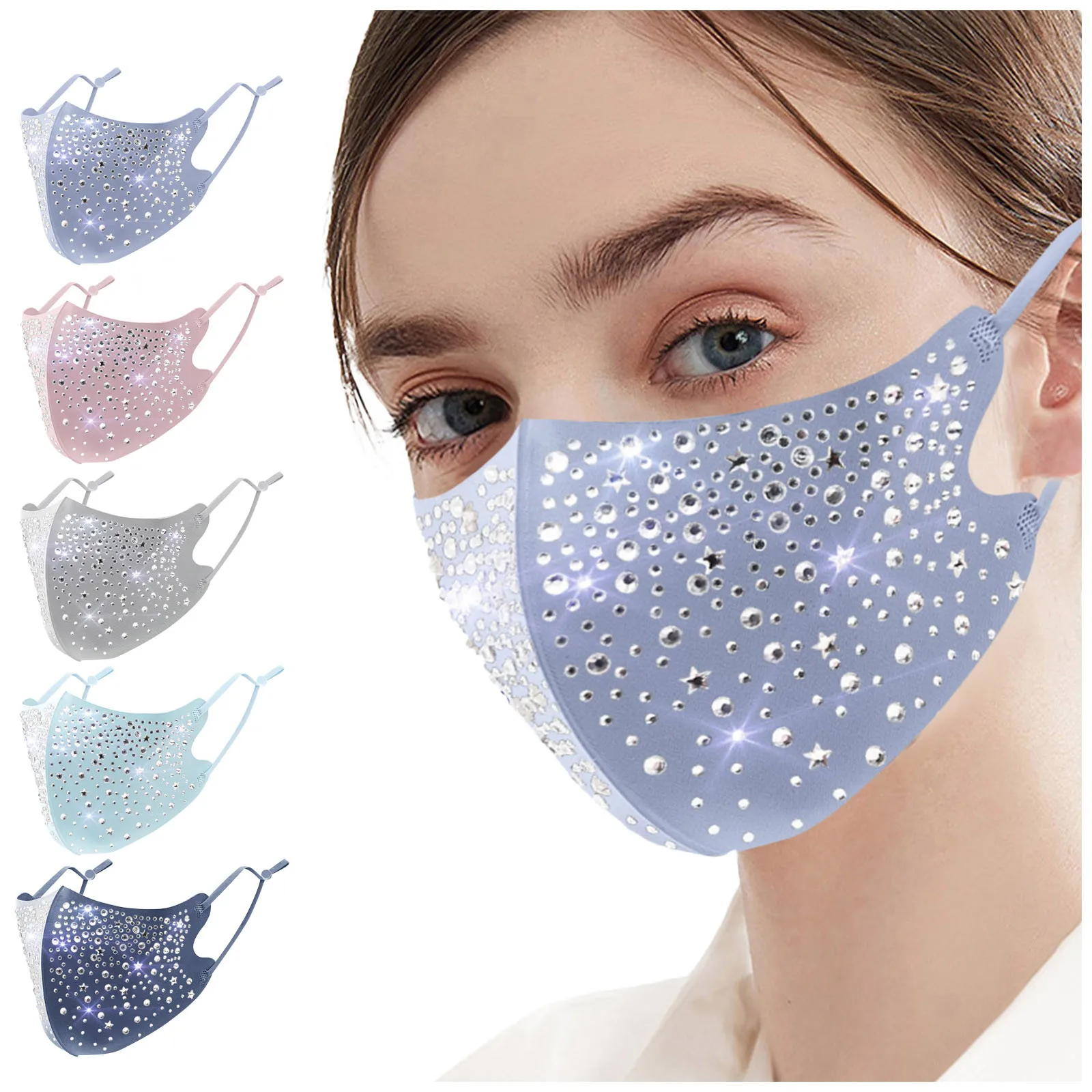 crystal face mask