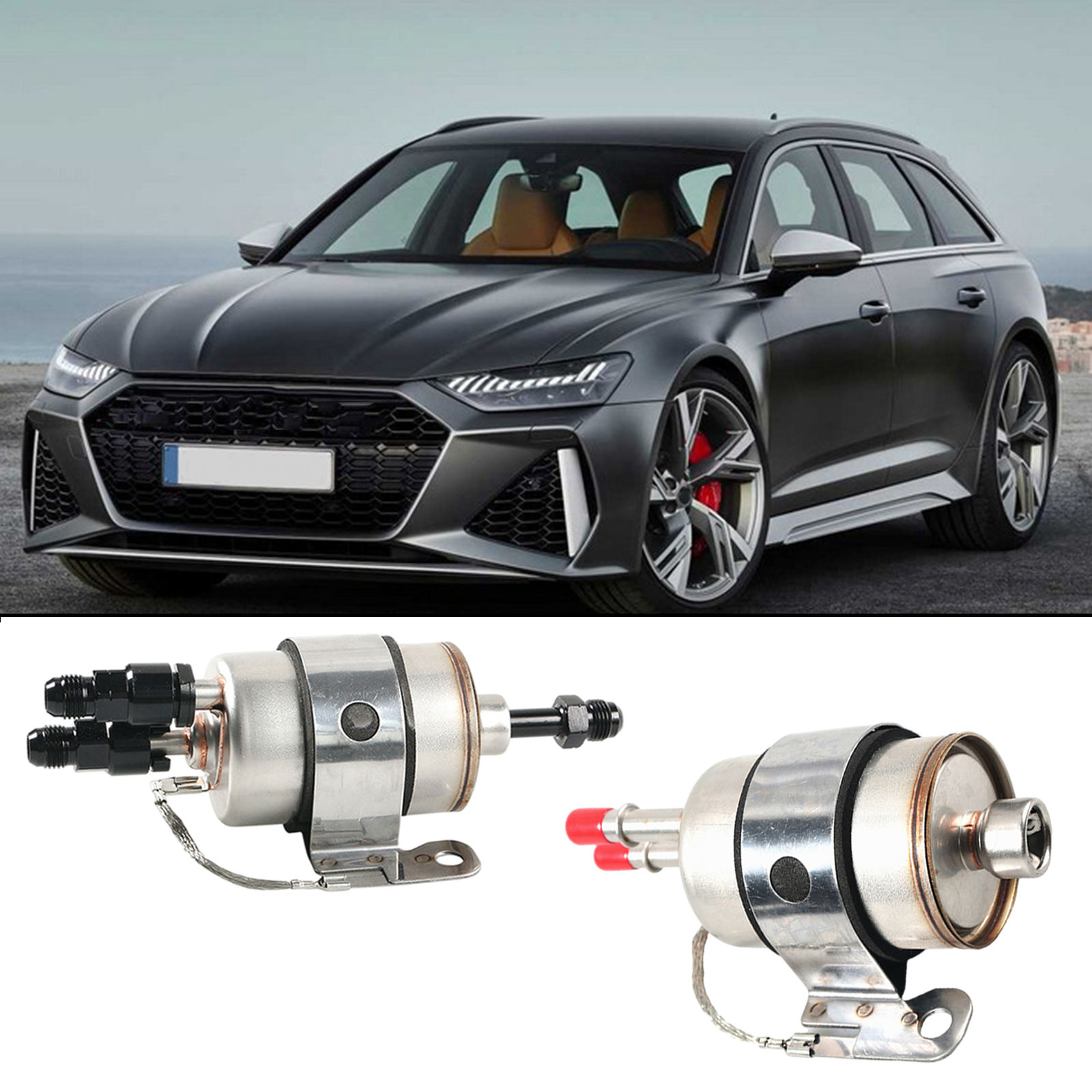 Fuel Filter Regulator Filter Assembly Pressure Regulator Lq4 Lq9 LM7 Fit for LS Conversion Car Engine LS1 LS2 LS6 LS3