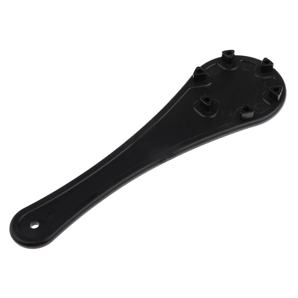 Premium Durable Black PVC Safety Air Valve Wrench 6 Groove Spanner for Kayak Canoe Inflatable Boat Fishing Dinghy