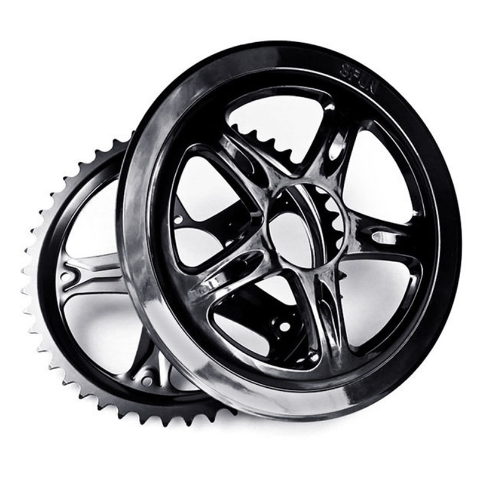 Bafang Bike Chainring Chain Wheel 44T 46T 48T 52T Crankset with Cover for BBS BBS01B BBS02B