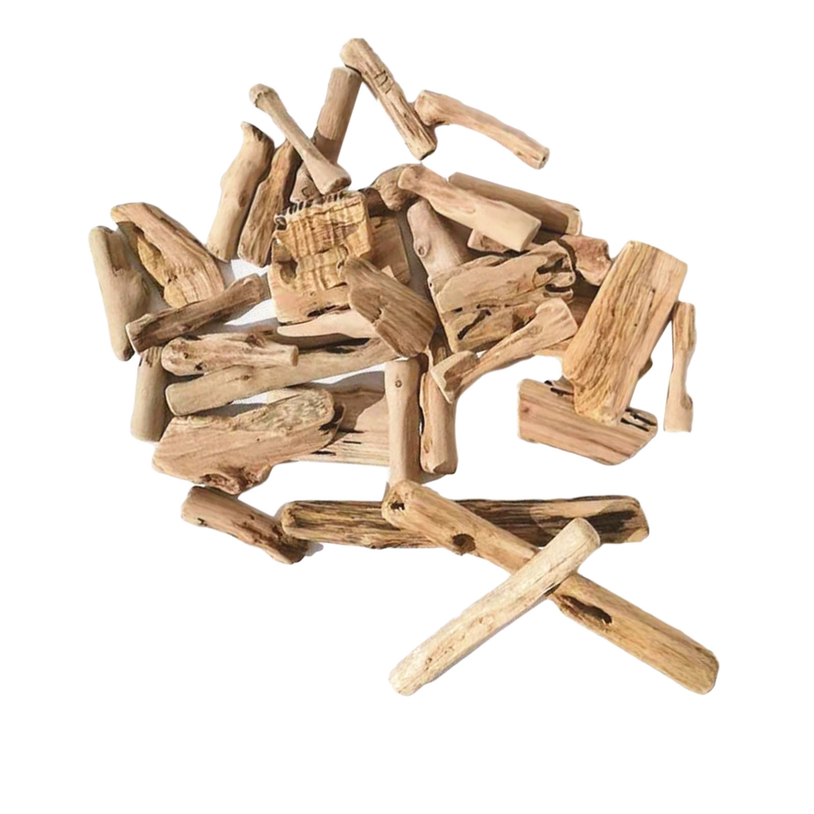 Natural Driftwood Pieces Craft Sticks Small for Northumbrian Coastline Display Arts and Craft DIY Decorating Creating