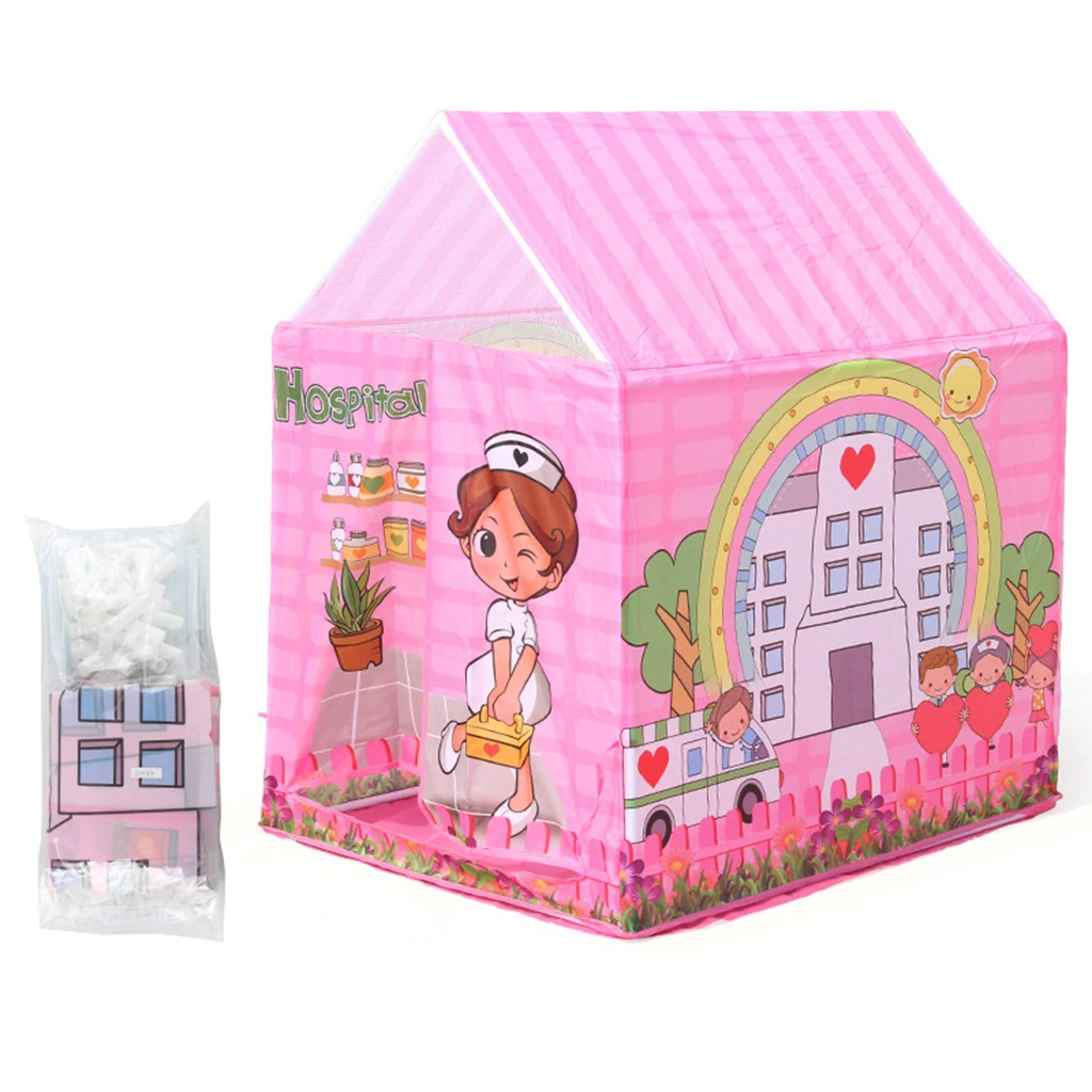 Girls Boys Playhouse Kids Castle Play Tent Toy Indoor and Outdoor Games