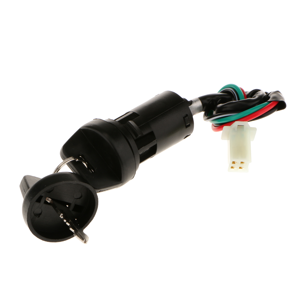 Ignition Key Scooter ATV Moped Kart Electric Motor on Off Switch Lock & Barrel
