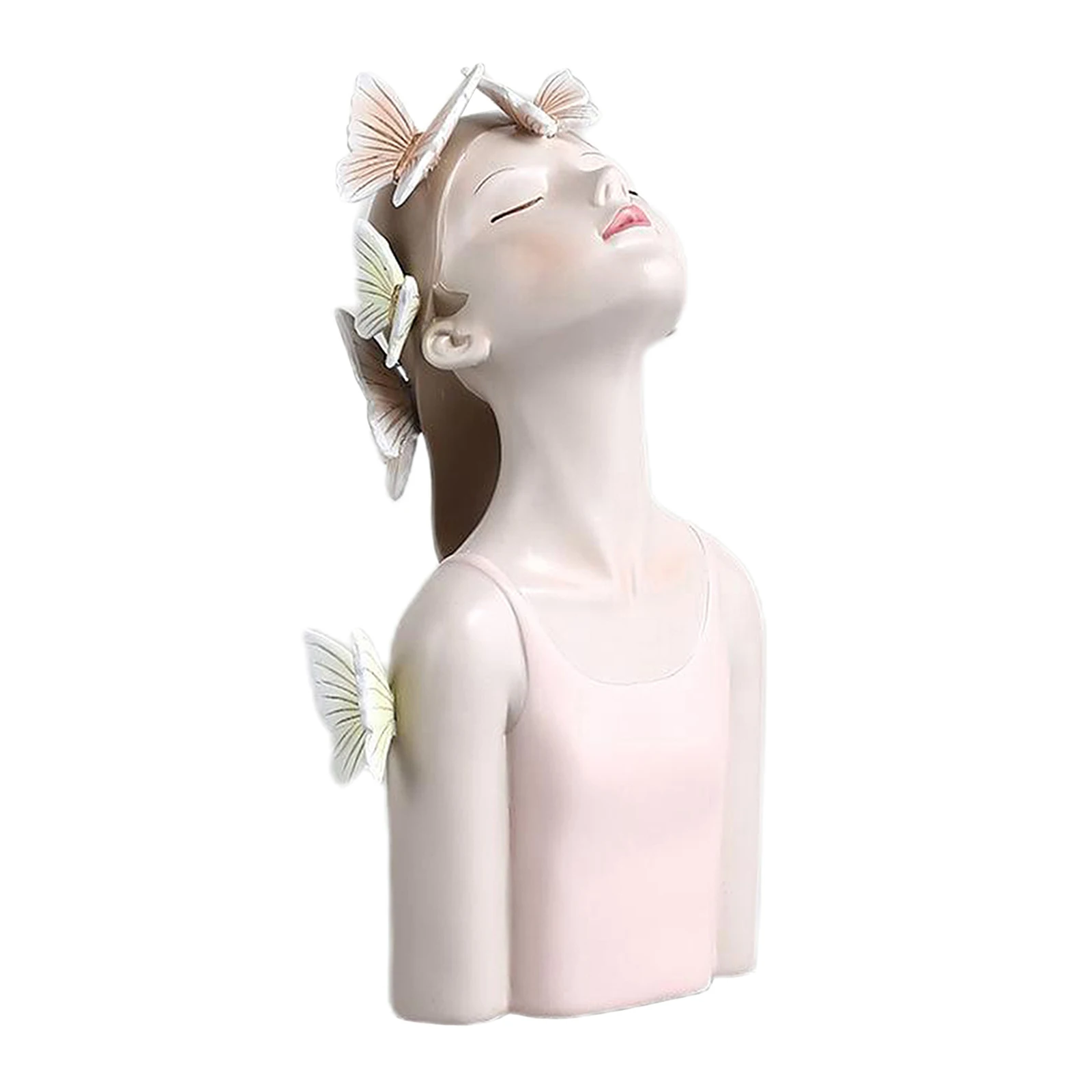 Resin Fairy Style Butterfly Girls Sculpture Statue Collectible Figurines Home