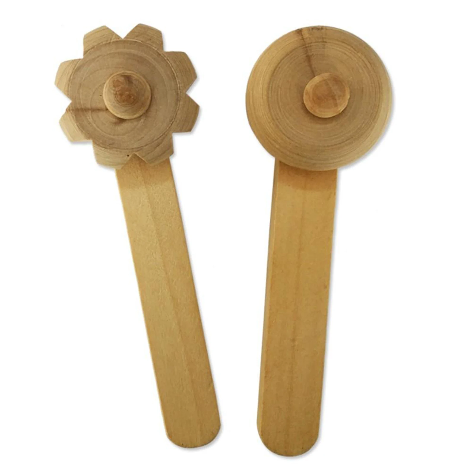 Wood Art Clay Dough Tools Toy Slime Mold Roller Pin Handmade  Supplies Baking Accessories Age 3-6 Years