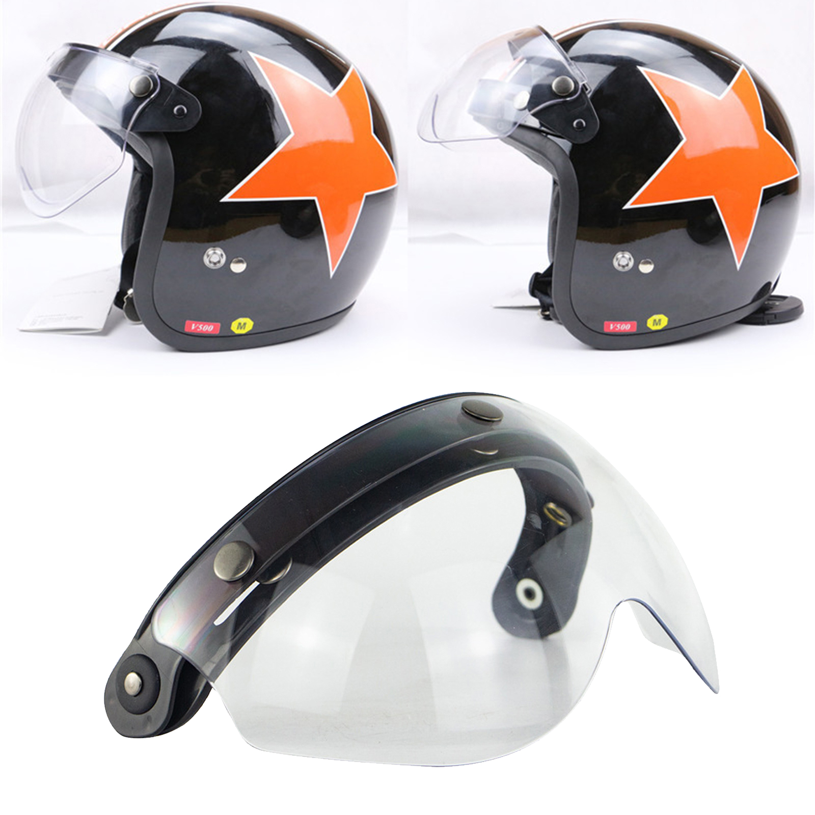 crash helmets with sun visor