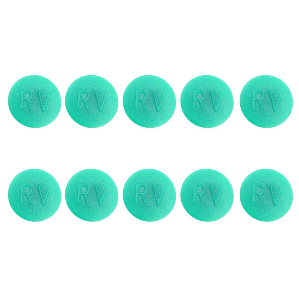 Pack of 10 Pieces Portable Hex Socket Allen Bolt Screw Hexagon Head Hedset Cover Cap Protector Blue/White/Green/Red M5