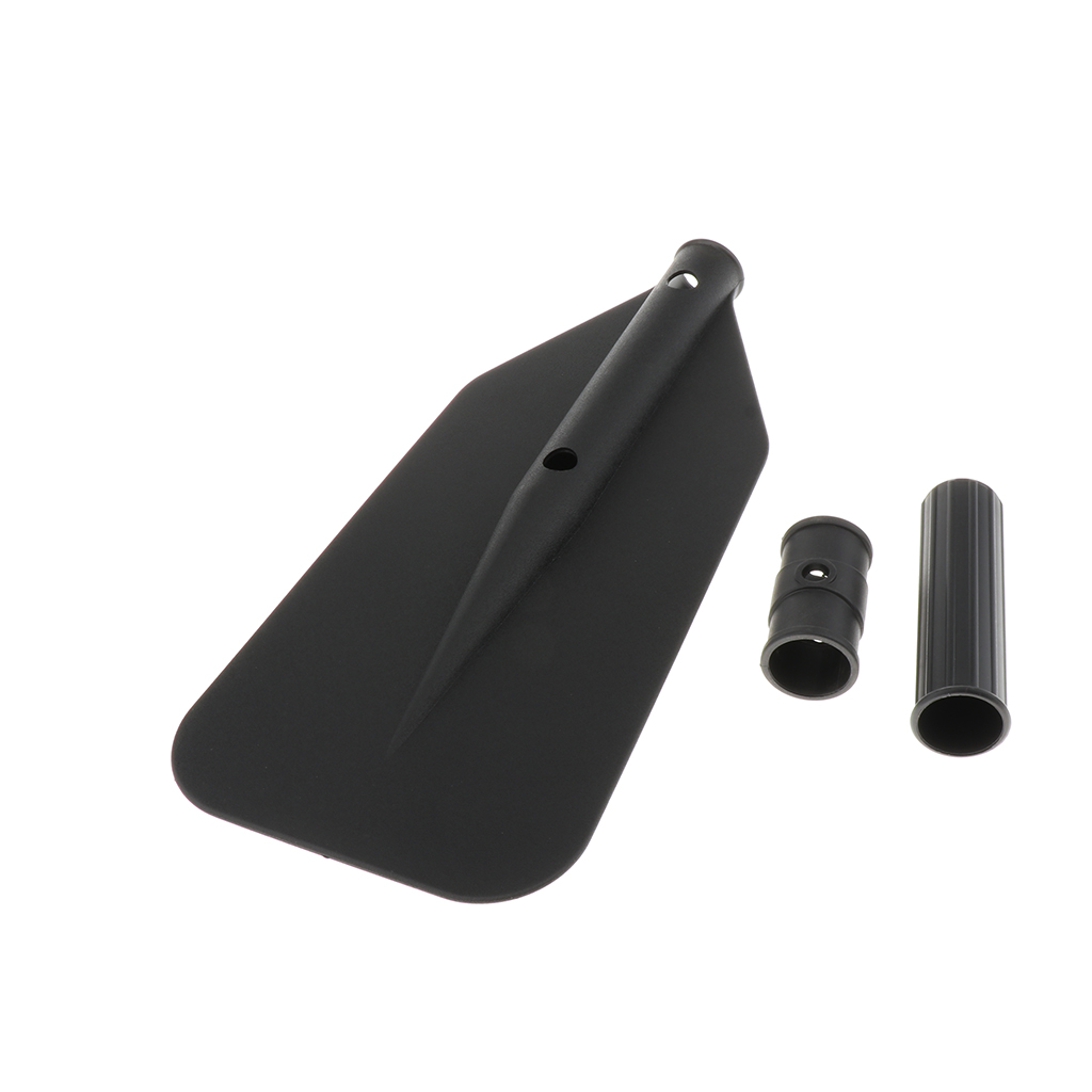 Durable 13x3.7cm PVC Kayak Canoe Paddle Blade Leaf with Hand Grip