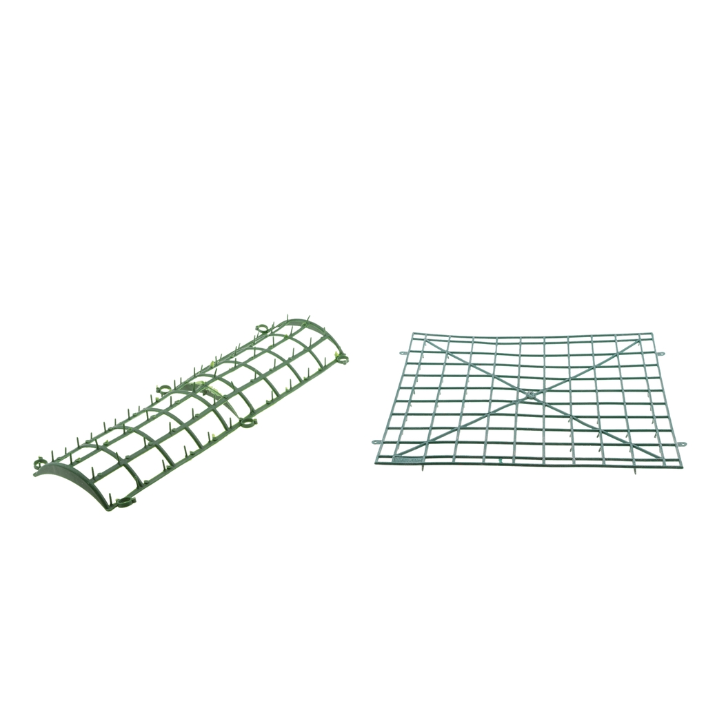 Fake Flower Wall Plastic Panels for DIY Decor Home TV Background 22x22cm