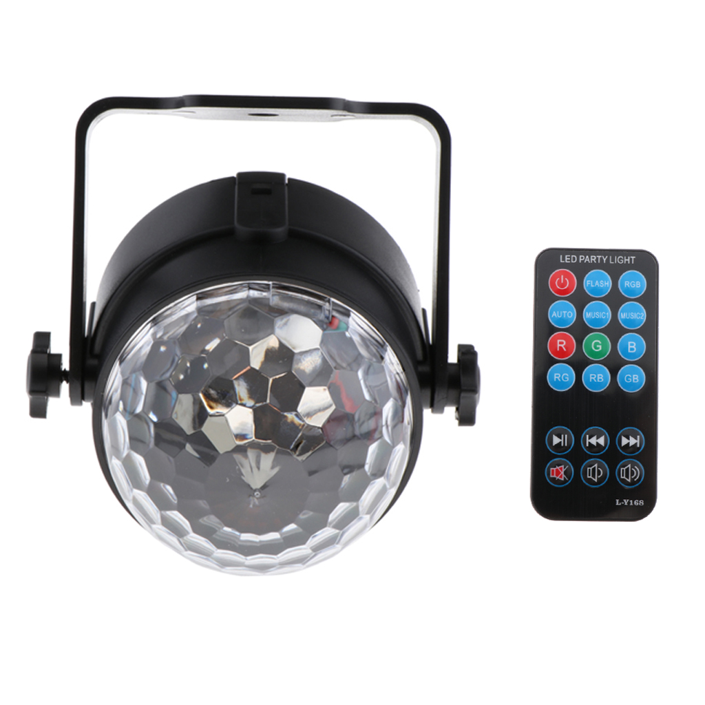 Led RGB Disco Stage Lights  Ball Light Remote Controller DJ KTV Holiday