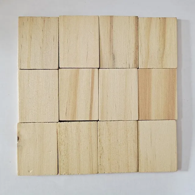 10pcs 3.5x4.5cm Unfinished Rectangle Wood Plaques,wooden Plaque