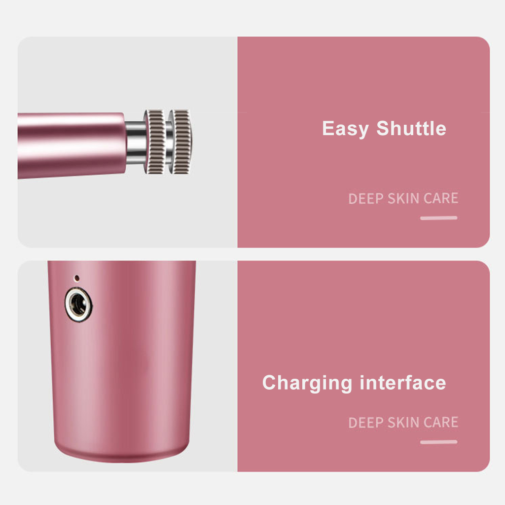Oxygen Hydration Injector Portable Skin Moisturizing Portable Serum Toner Water Oxygen Sprayer with Mini Air Compressor