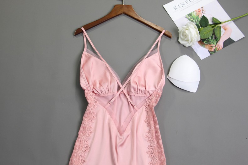 Waliicorners Bathrobe Gown Nightwear Homewear Satin Bridesmaid Sleepwear Lace Intimate Lingerie 33 H4728a1db6c5547fcb97a77933212f333R