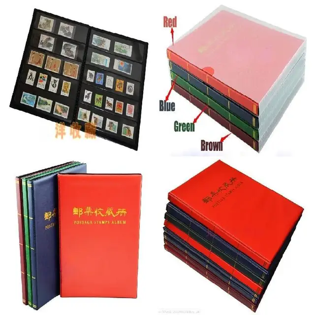 Kintome 20pages Philately Stockbook Postage Collection Book Briefmarken  Stamp Collecting Album - File Folders - AliExpress