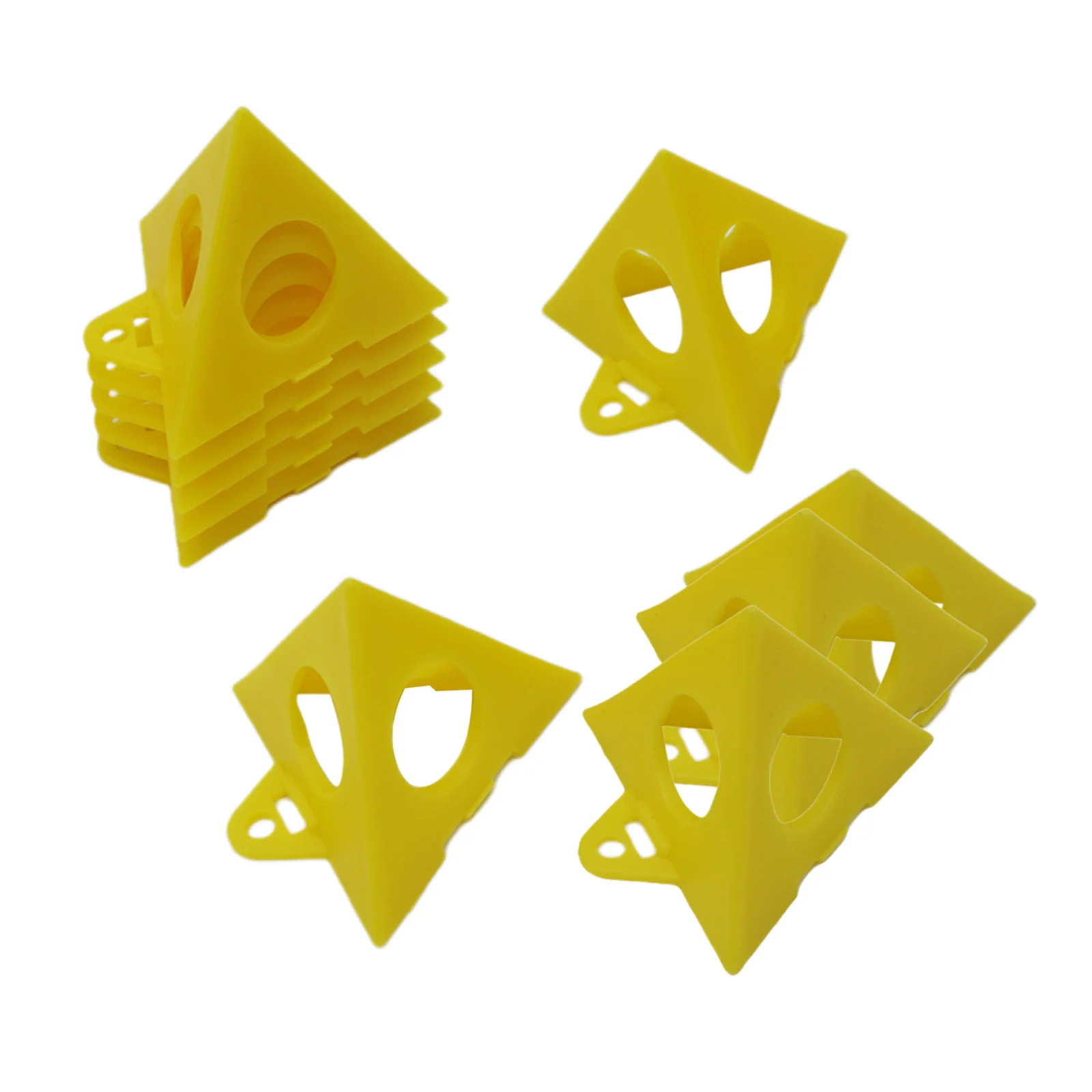 10 Pcs Cabinet Door Risers Acrylic Pouring Paint Canvas Support Stands Yellow, No Mess