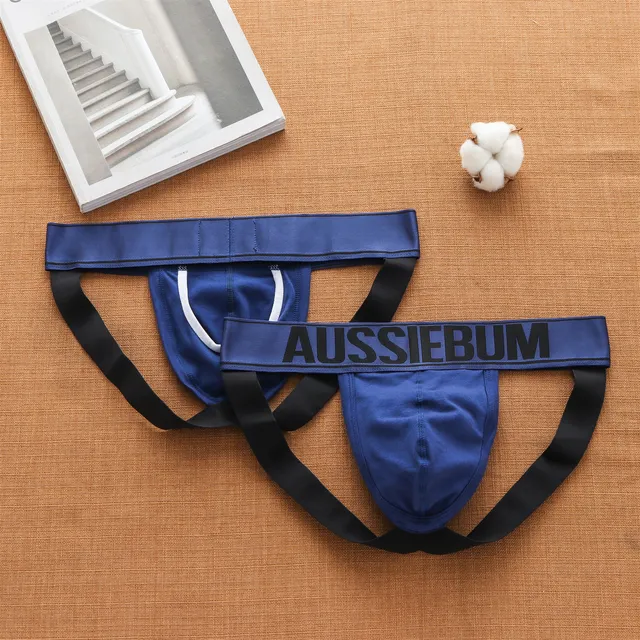 Aussiebum Jockstrap Swimsuit Male Nylon Underwear Male Low Waist Stretch  Comfortable Tide Sexy Swimming Trunks - Briefs - AliExpress