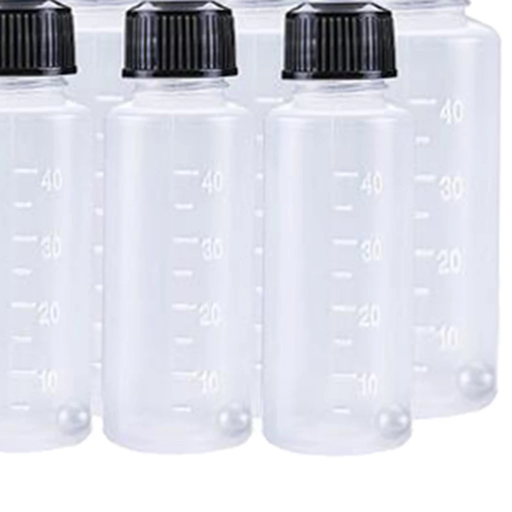 5pcs 30/50/60/120/250ml Spare Clear Tattoo Paint Airbrush Ink Bottles